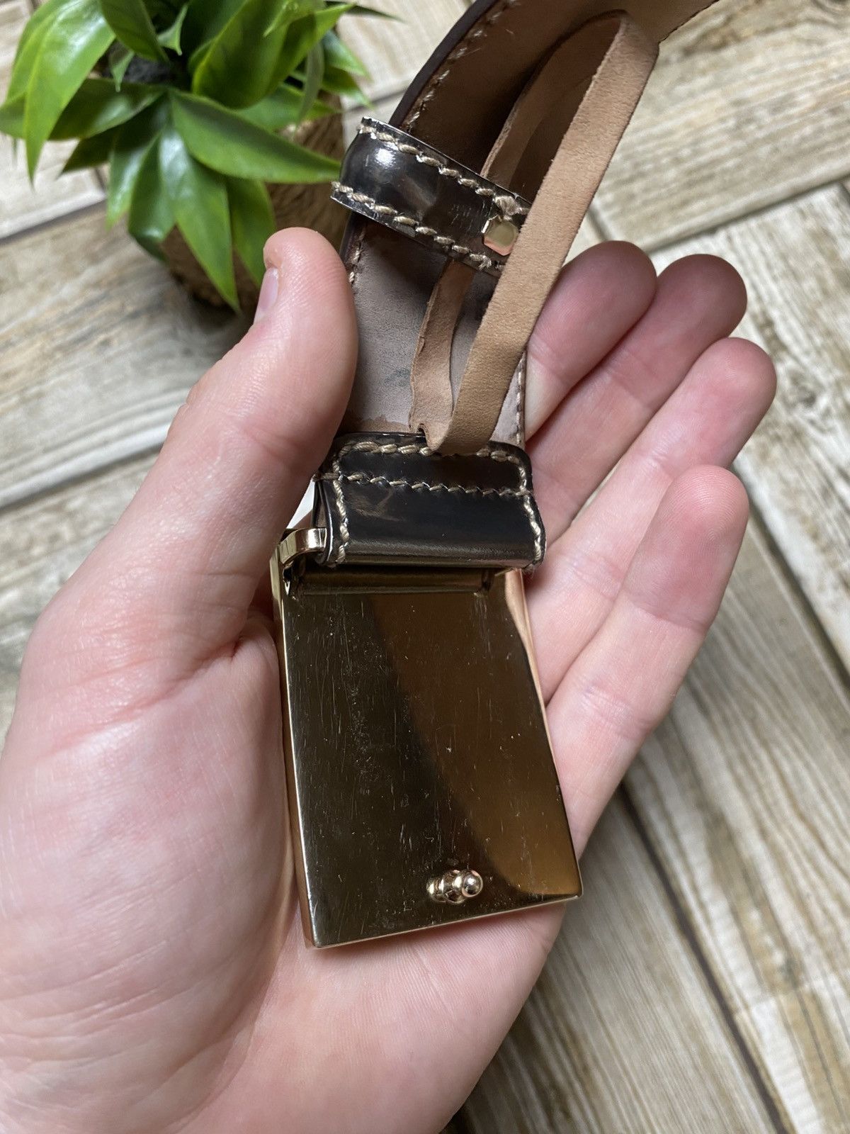 Gucci Gucci belt leather vintage 2000x Size ONE SIZE - 8 Thumbnail