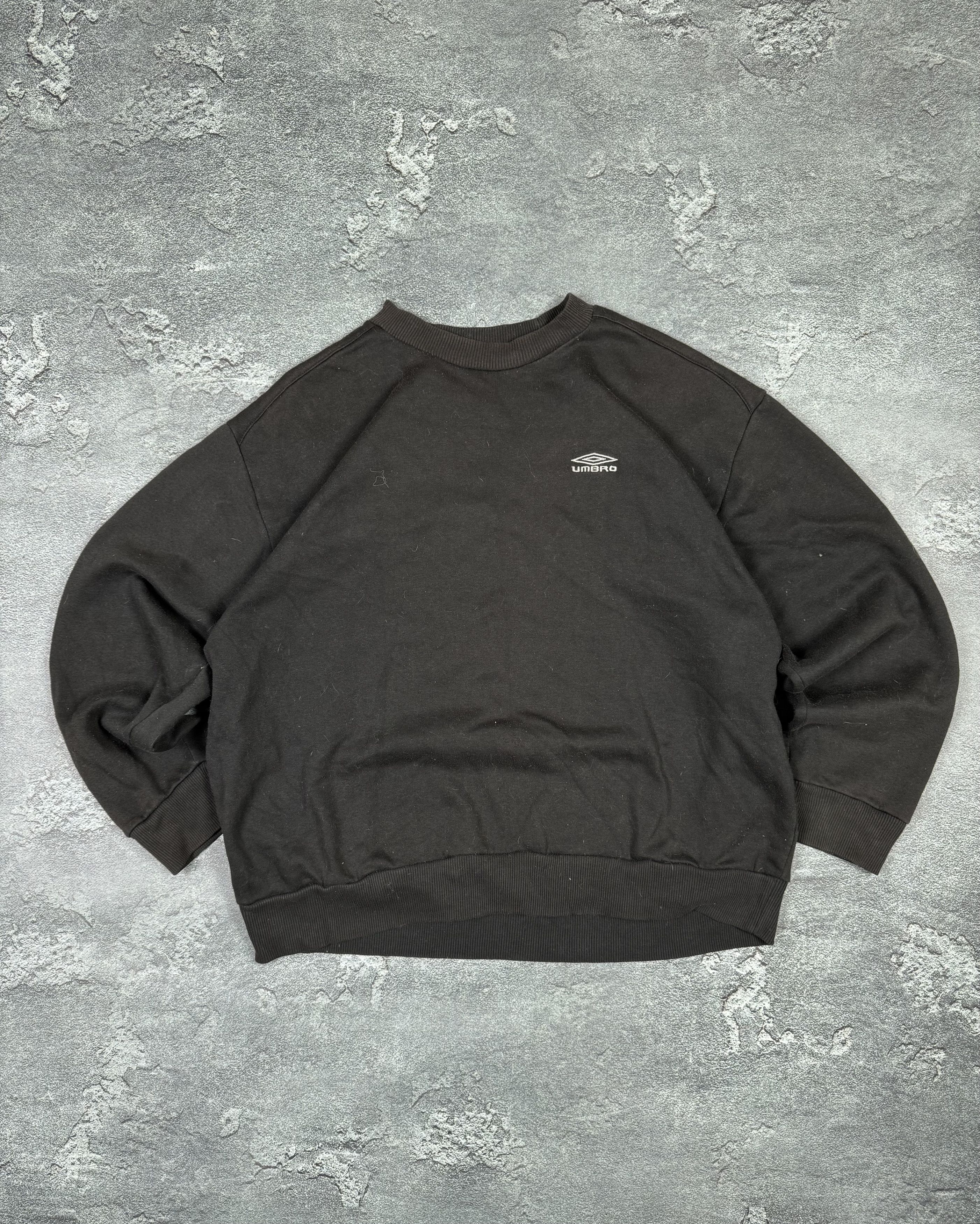 Umbro VTG Baggy Sweatshirt 2000s Size XL Brown Streetwear