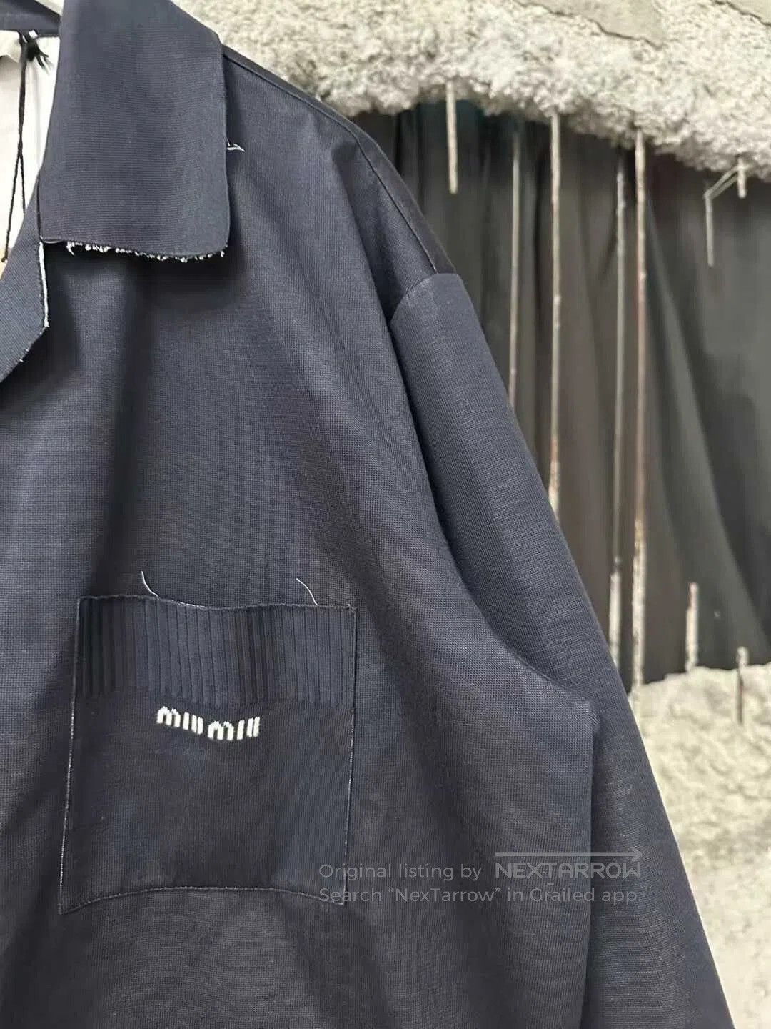Miu Miu Miu Miu Two-Tone Knitted Jacket. Size M / US 6-8 / IT 42-44 - 5 Thumbnail