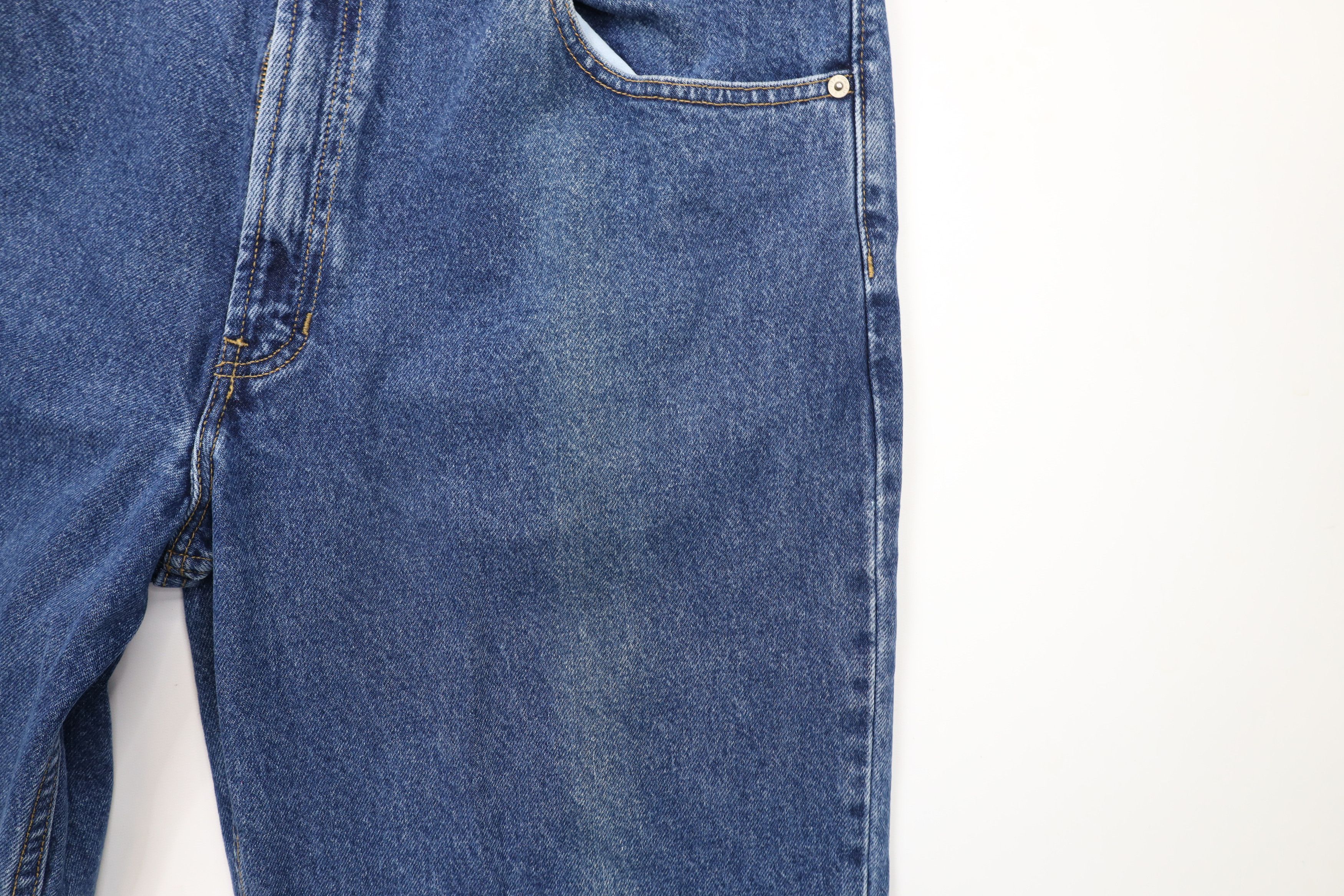 Tommy Hilfiger × Vintage Vintage 90s Tommy Hilfiger Faded Relaxed Fit Wide Leg Jeans Size US 38 / EU 54 - 6 Thumbnail