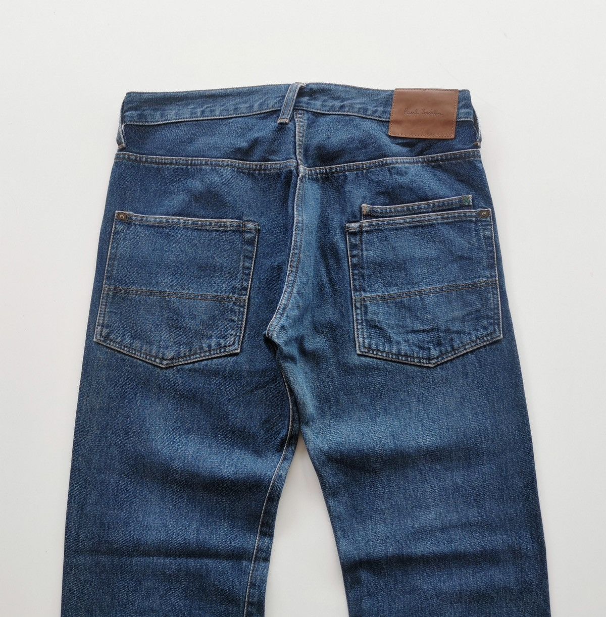 Japanese Brand Paul Smith Selvedge Painted Denim Jeans Size 34'' Size US 34 / EU 50 - 7 Thumbnail
