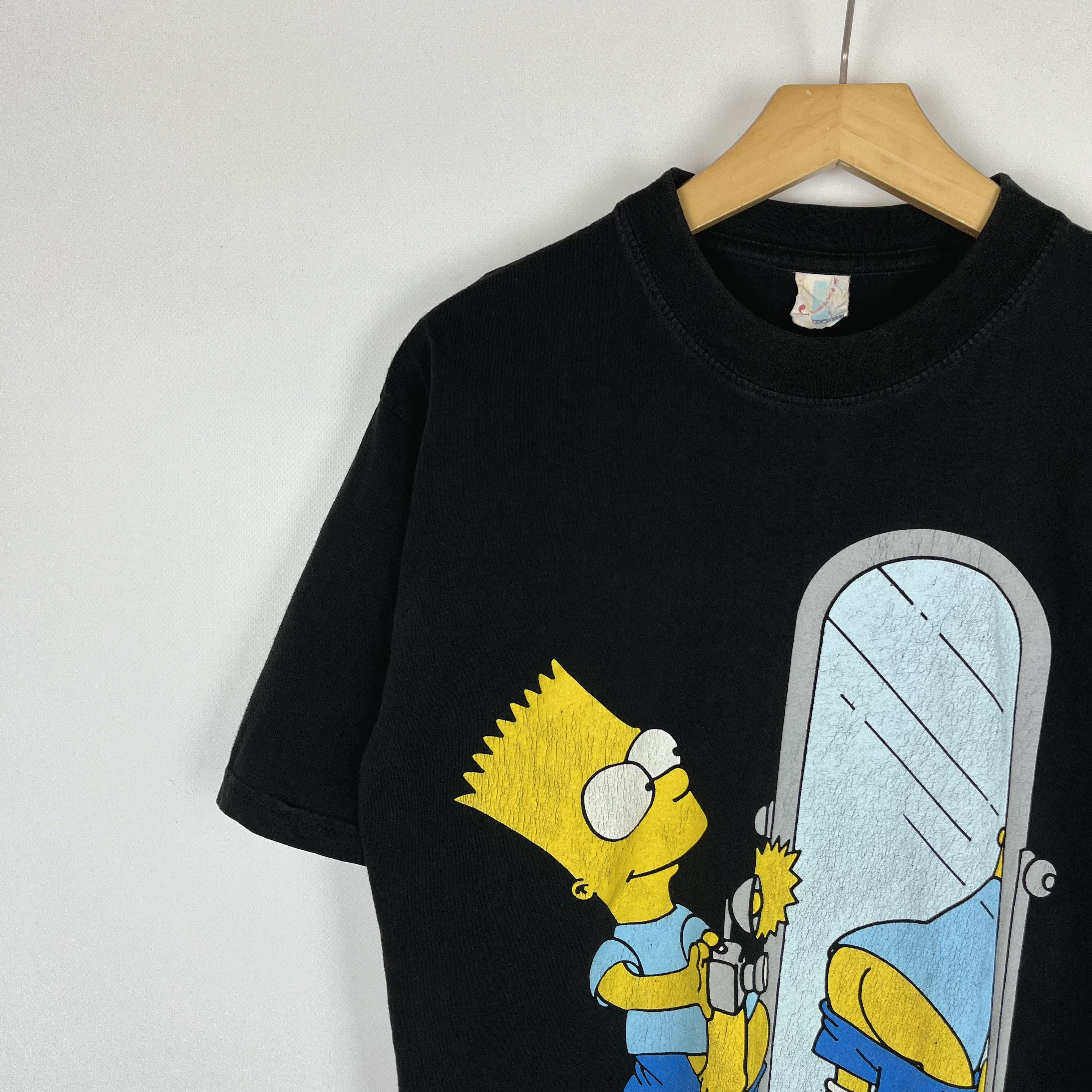 Cartoon Network Vintage The Simpsons Bart Simpson Adult Funny T Shirt 1997 Size US M / EU 48-50 / 2 - 5 Thumbnail