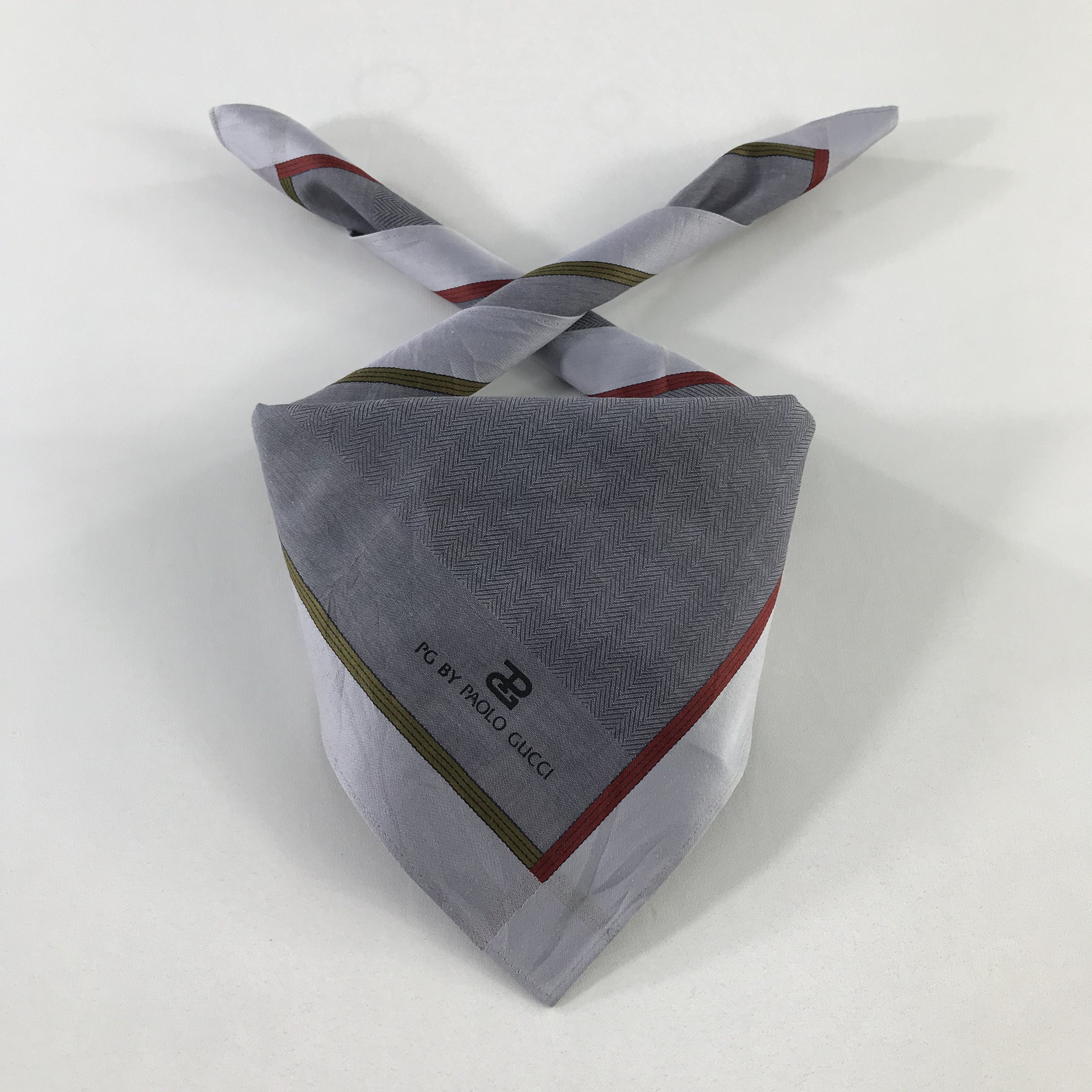 Paolo Gucci × Vintage Paolo Gucci Bandana / Handkerchief / Neckerchief - S991 Size ONE SIZE - 3 Thumbnail