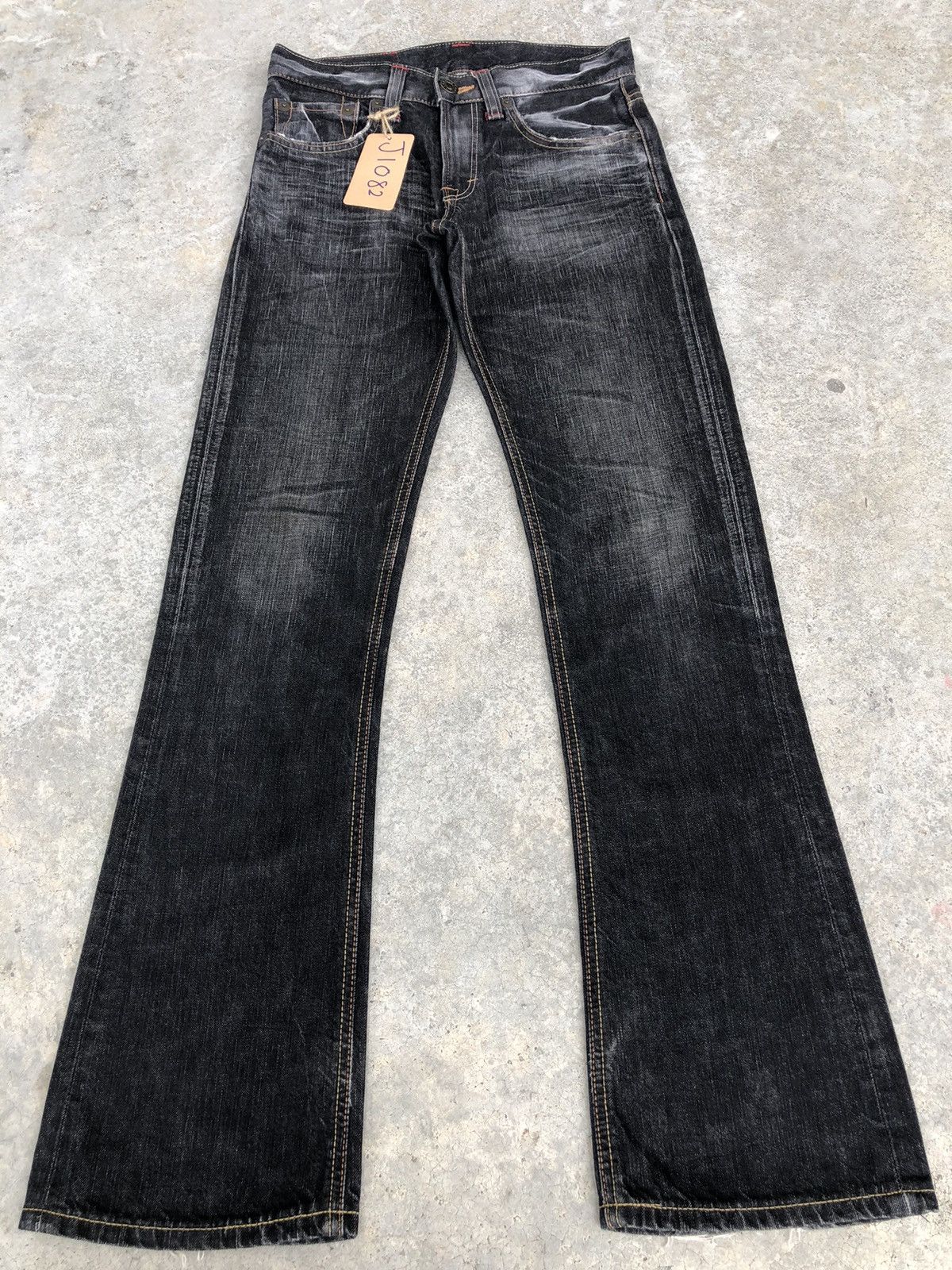 If Six Was Nine Japanese Edwin Flared Jeans Distressed Jeans 512 Size US 29 - 1 Thumbnail