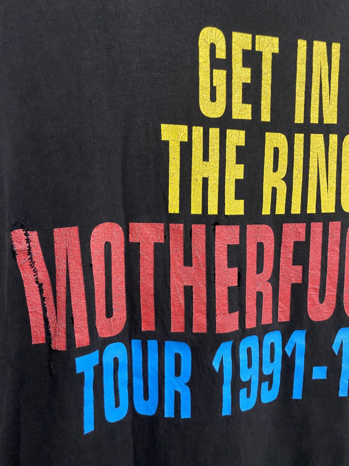 Vintage Vintage Guns n Roses get in the ring motherfucker shirt Size US L / EU 52-54 / 3 - 4 Thumbnail