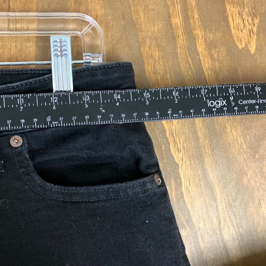 American Eagle Outfitters American Eagle Outfitters Mens Jeans Black Denim Slim Straight Stretch 29X30 Size US 29 - 7 Thumbnail