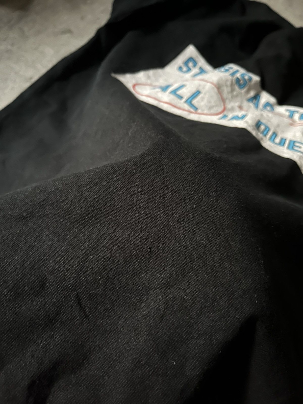 Sacai Sacai x Lawrence Weiner SS18 black T-shirt rare Size US L / EU 52-54 / 3 - 7 Thumbnail