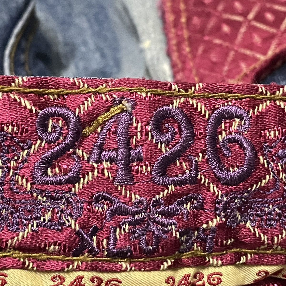 If Six Was Nine Very Rare Design Vintage Japanese Brand 2426 Jeans 2000s Size US 34 / EU 50 - 10 Thumbnail