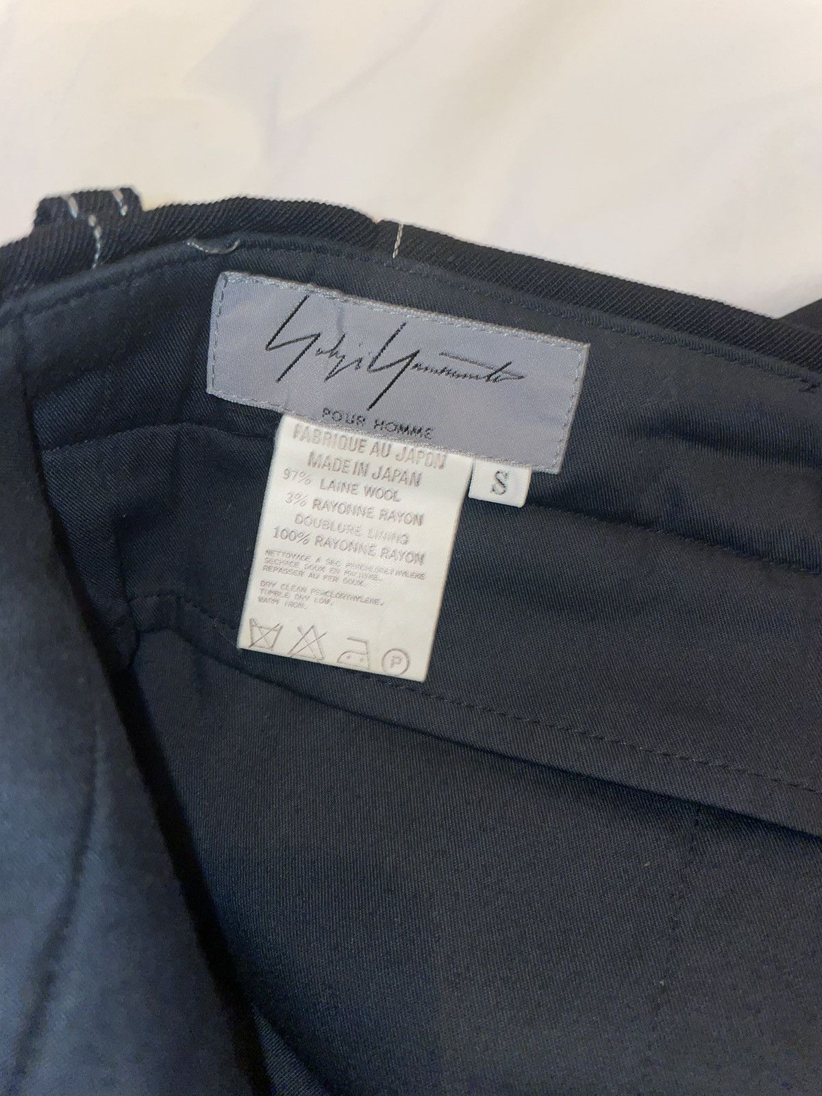 Yohji Yamamoto Small size Wool/Rayon pants Size US 28 / EU 44 - 3 Thumbnail