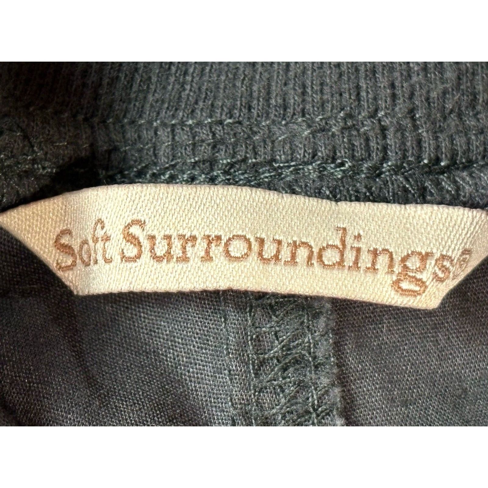 Soft Surroundings Soft Surroundings Women’s Ankle Pants Petites XL Gray Zippers Pull On Cotton Blend Zipper Tapered Ankle Style Size PXL Sz Pre-owned Size 40" / US 18 - 6 Thumbnail