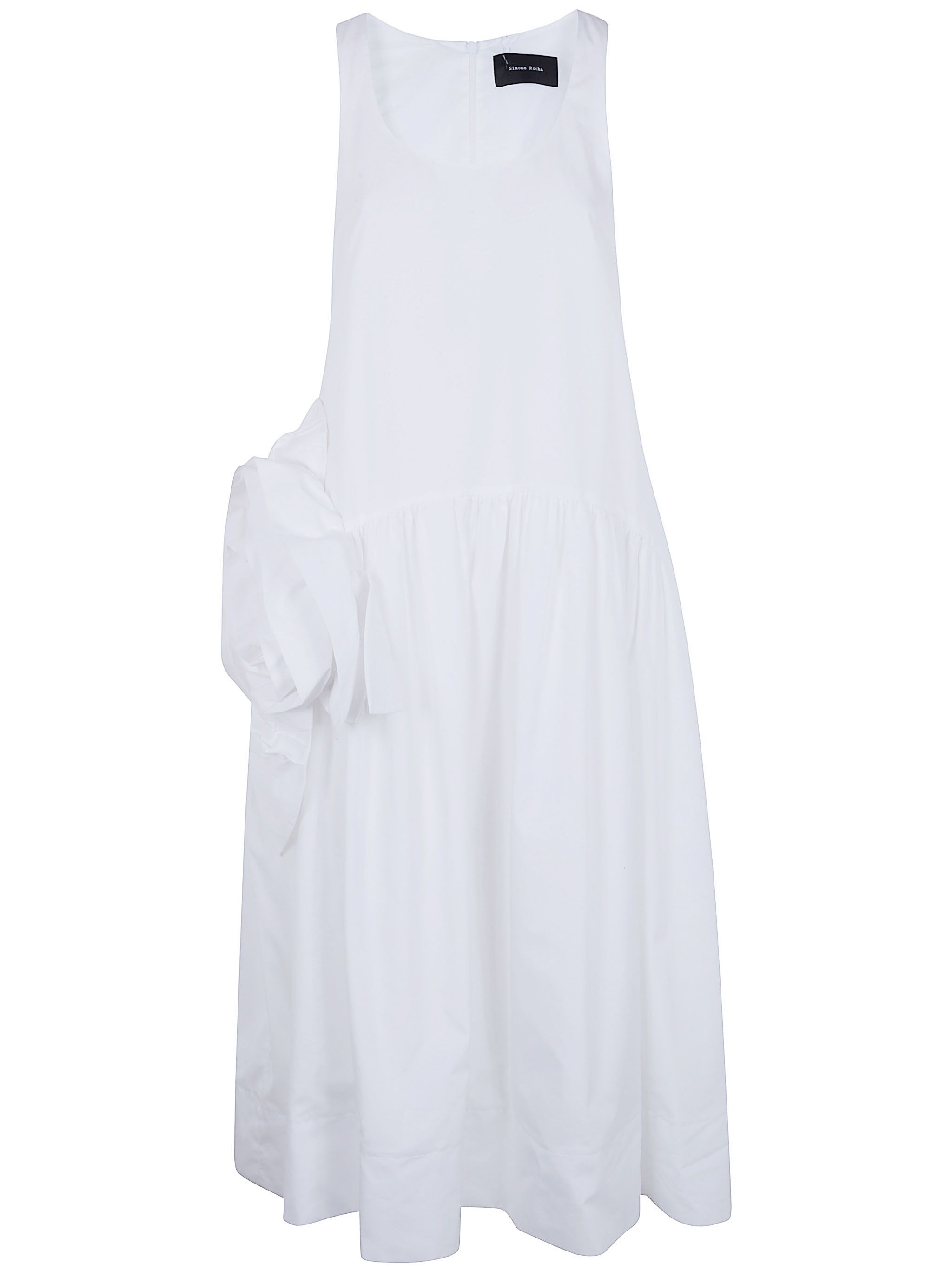 Simone Rocha "PRESSED ROSETTE" TAPERED BACK FLOUNCE DRESS Size M / US 6-8 / IT 42-44 - 1 Thumbnail