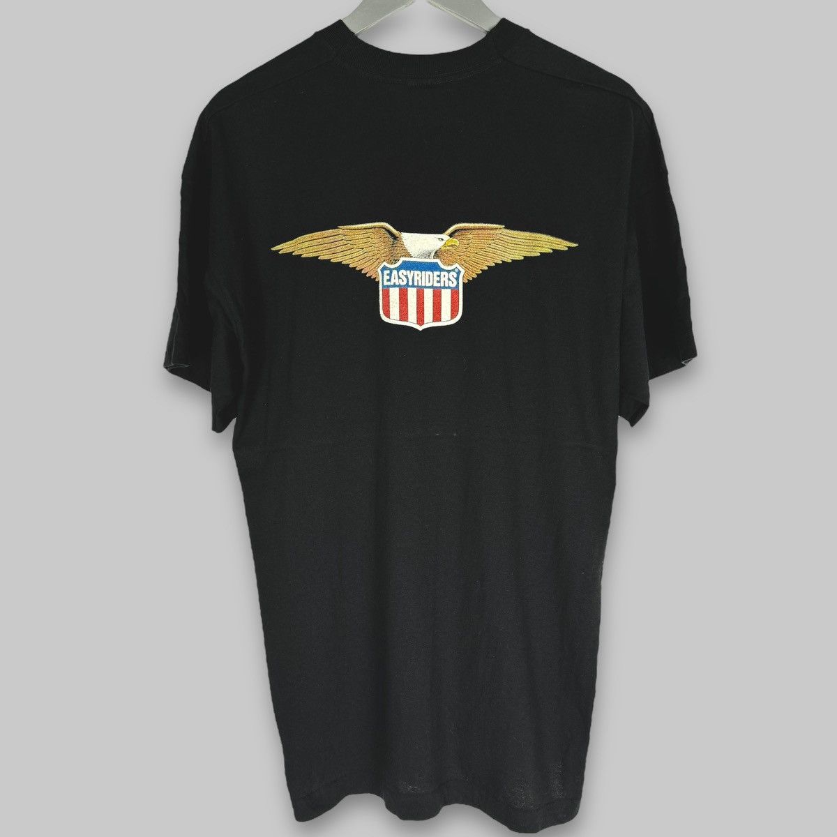 Harley Davidson Vintage 1997 Easyriders Wolf Screen Stars Euro T Shirt Size US XL / EU 56 / 4 - 2 Thumbnail