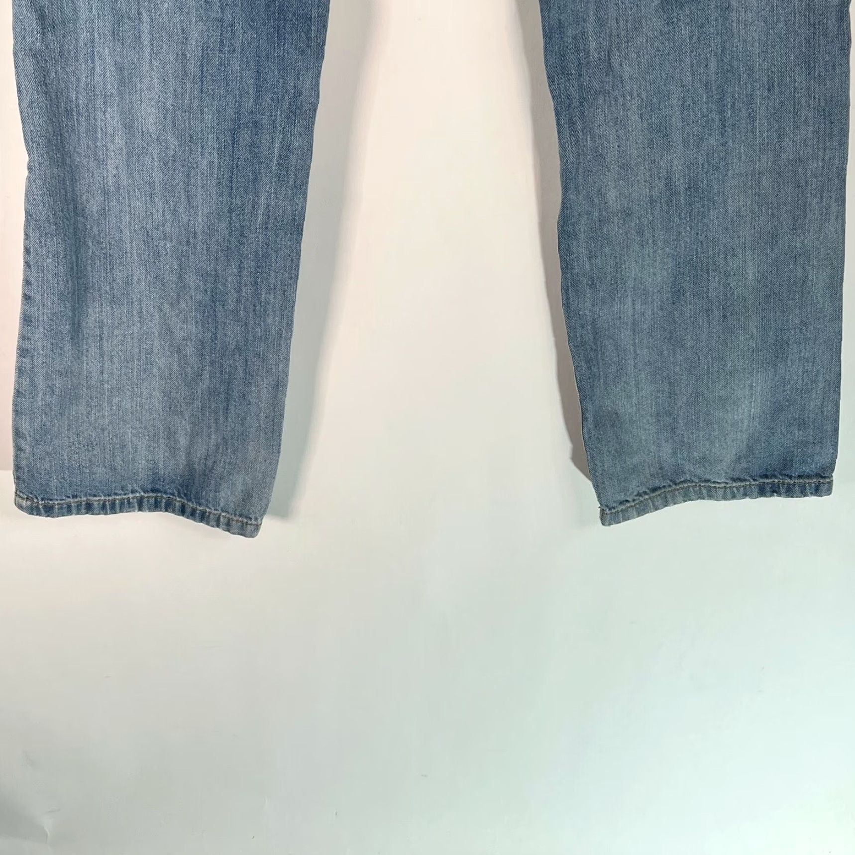 Vintage VINTAGE Urban Pipeline Mens Jeans Straight Leg Slim Fit 32X34 Blue Distressed Cotton Fall Size US 32 / EU 48 - 7 Thumbnail