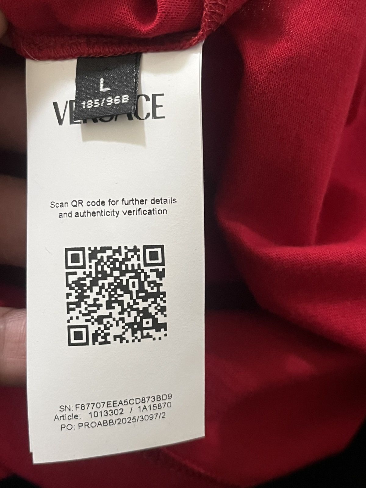 Versace Versace Medusa T-Shirt Sz Large Size US L / EU 52-54 / 3 - 8 Thumbnail
