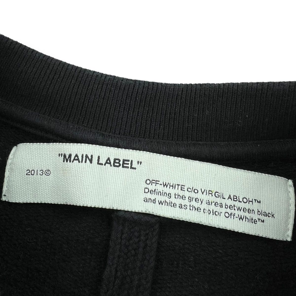 Off-White Tape Arrows Black Sweatshirt