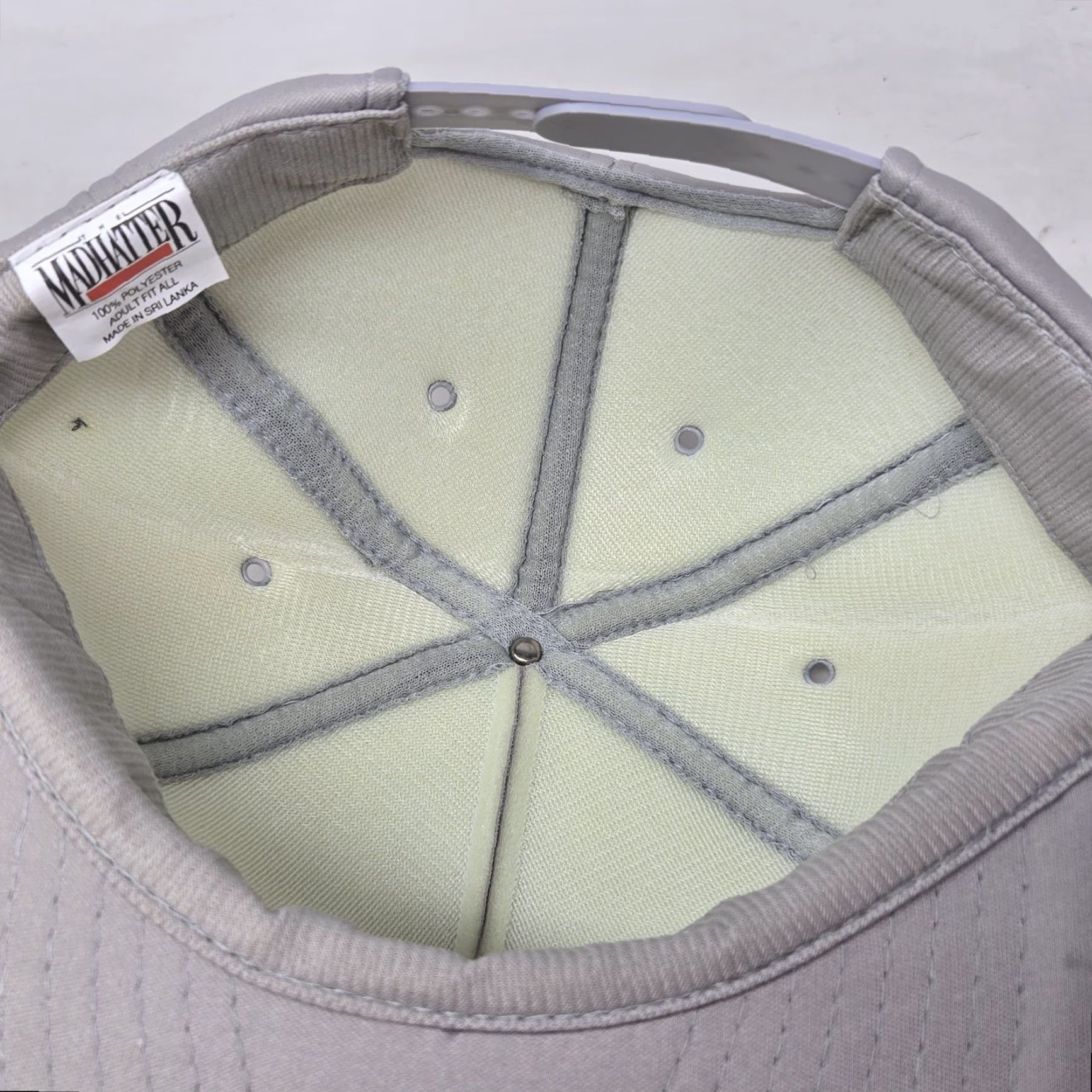 Gap VINTAGE Unbranded Trucker Hat Foam Adjustable Gray 80s 90s Cars Trucks USA Advertising Size ONE SIZE - 6 Thumbnail