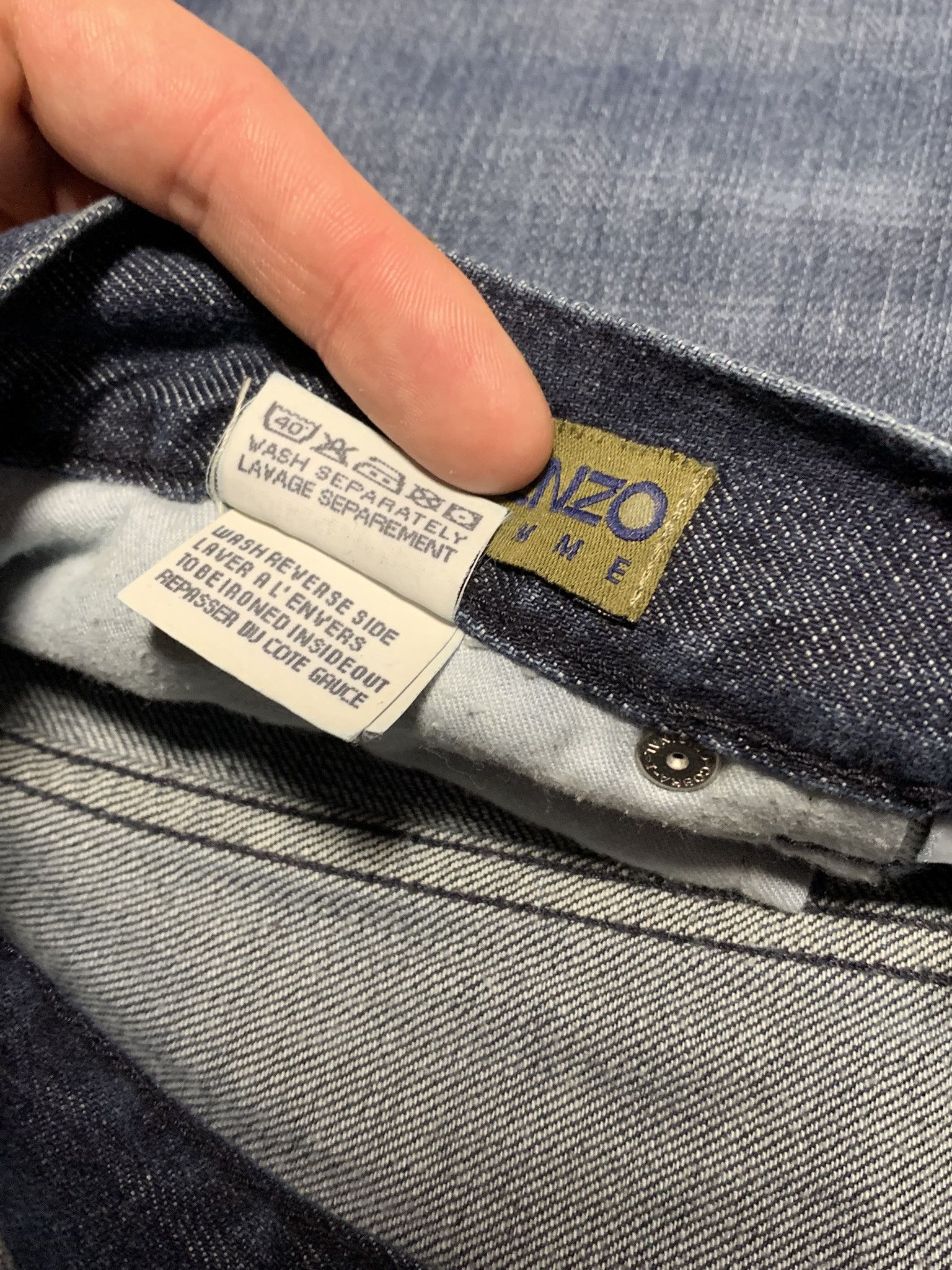 Kenzo Kenzo Vintage Printed Jeans Capsule Collection US 33 Size US 33 - 10 Thumbnail
