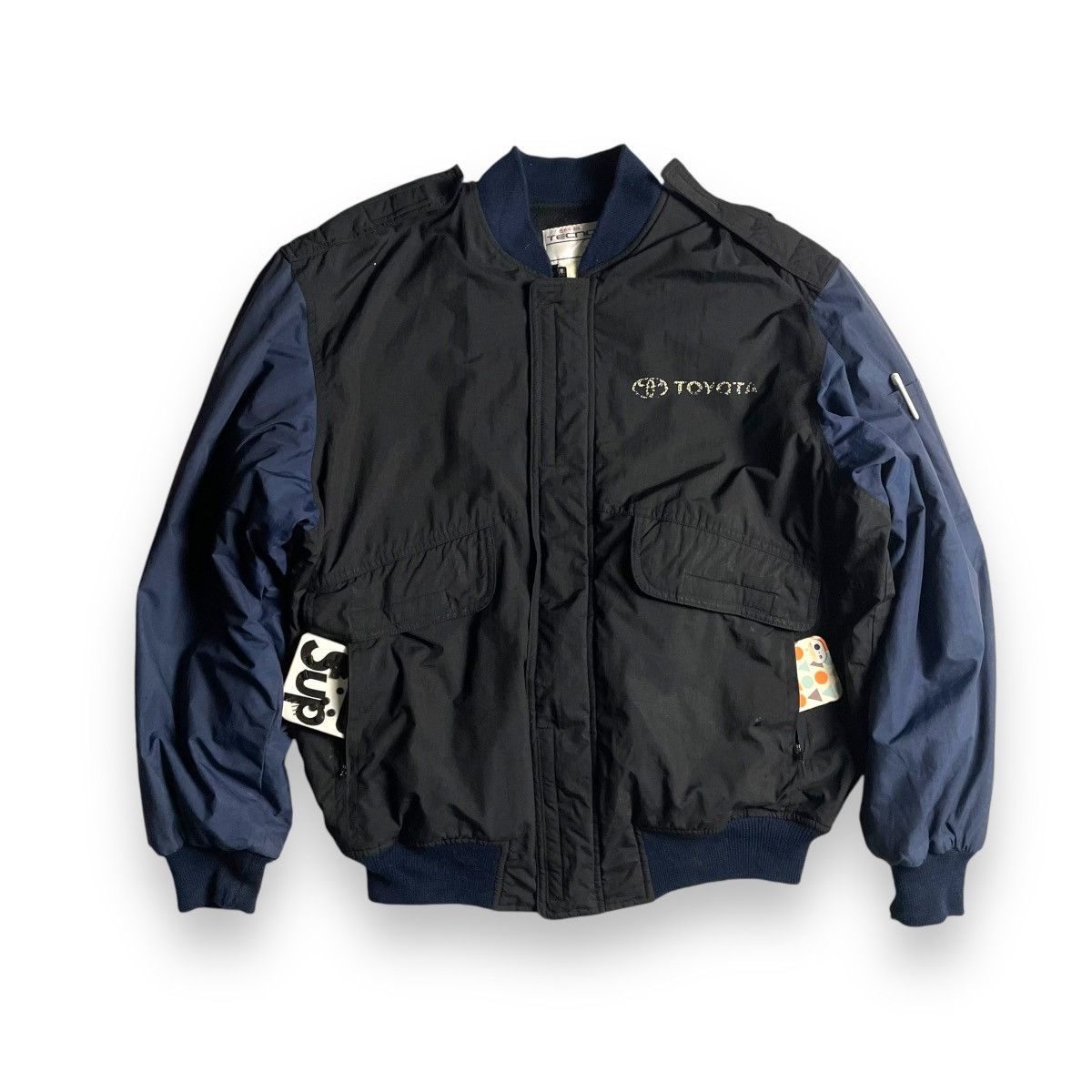 Sports Specialties VINTAGE TOYOTA TECNO RACING BOMBER JACKET Size US XL / EU 56 / 4 - 2 Thumbnail