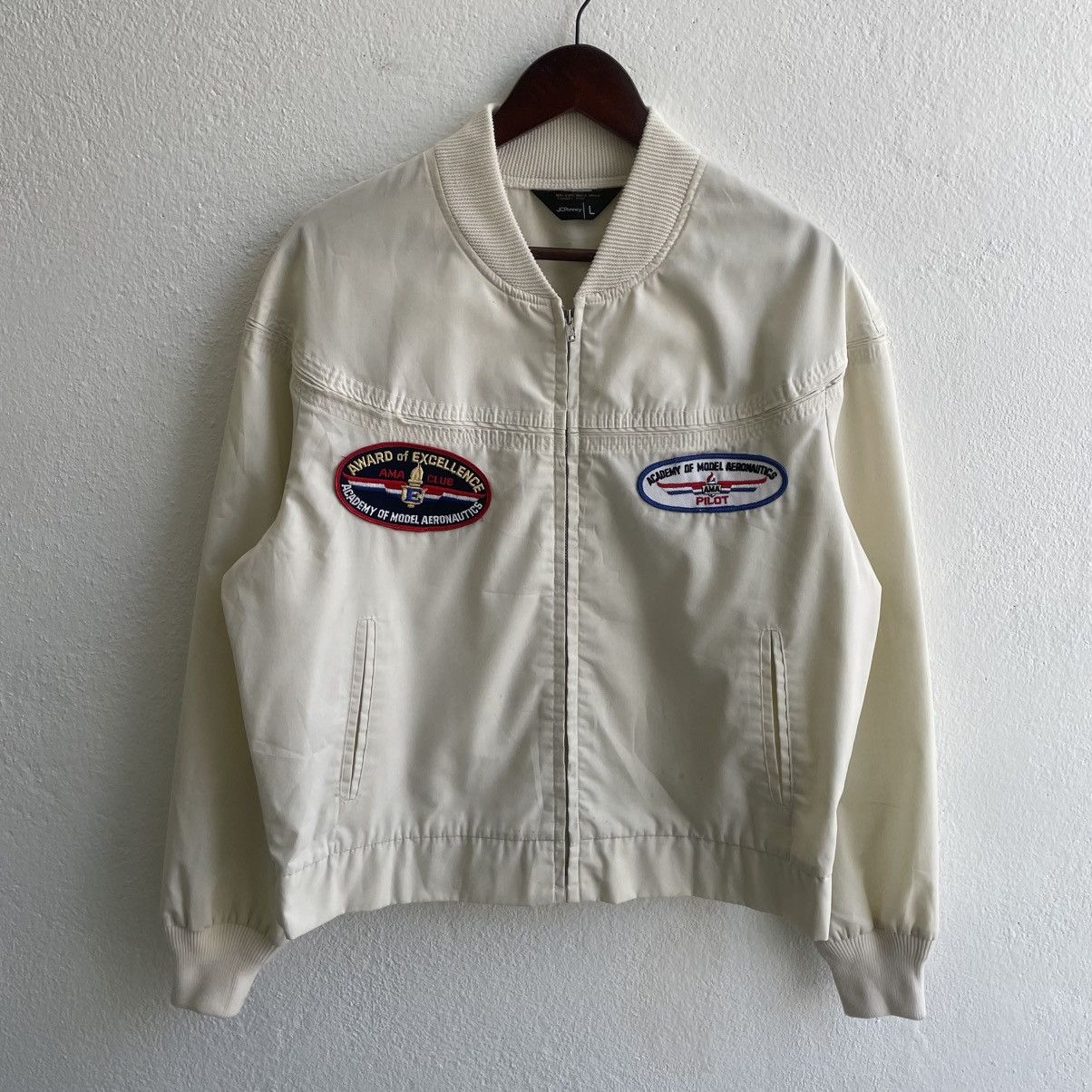JCPenney Vintage 70's JC Penny Academy of Model Aeronautics Jacket Size US L / EU 52-54 / 3 - 2 Thumbnail