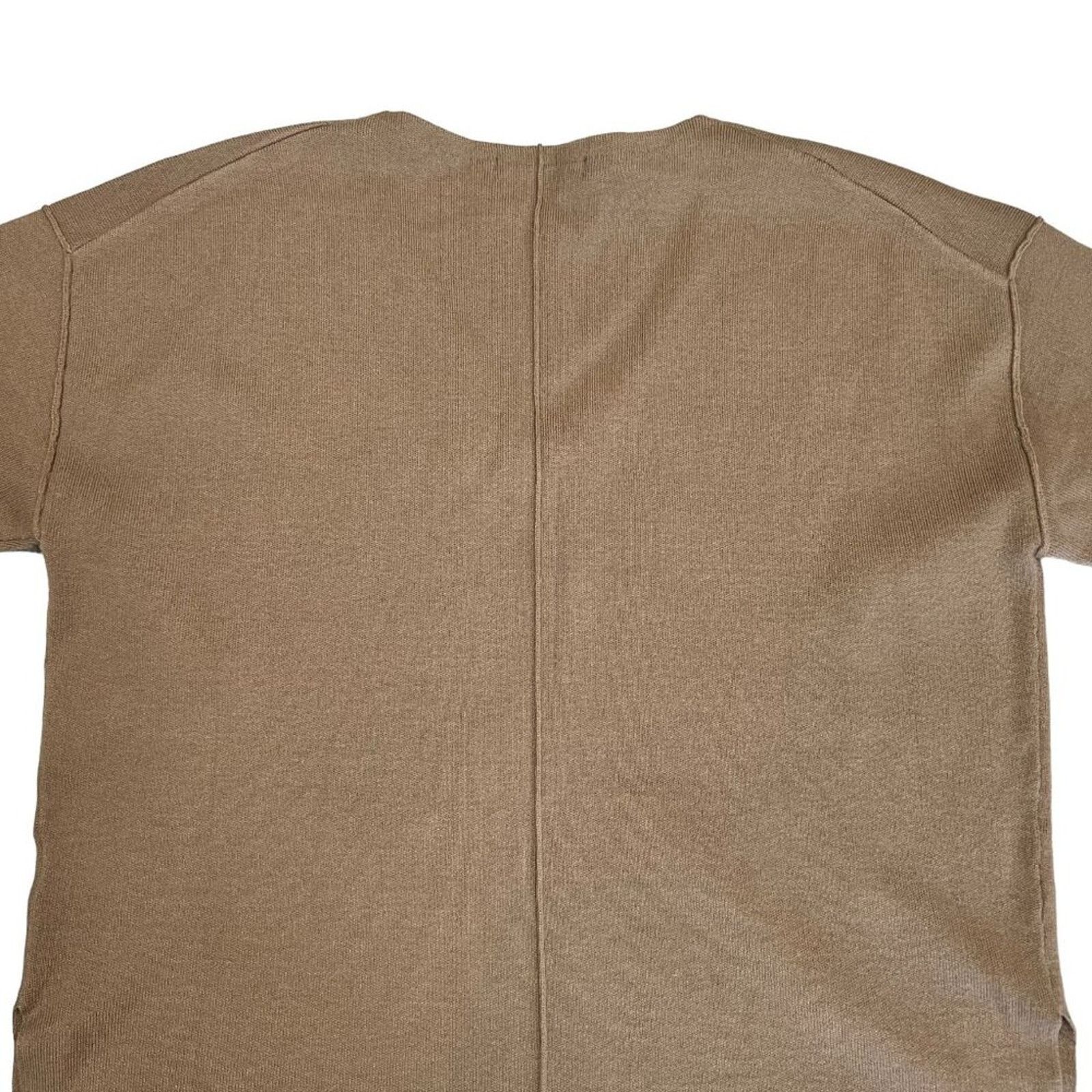 MOUSSY MOUSSY V-Neck Split Hem Sweater S Brown Oversized Cuffed Size S / US 4 / IT 40 - 11 Thumbnail