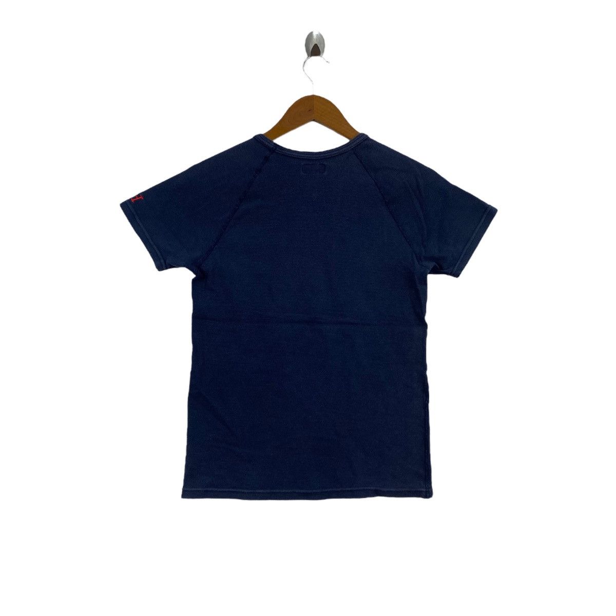 Other HR MARKET Japanese Brand Plain Navy Short Sleeve Shirt Size US XS / EU 42 / 0 - 3 Thumbnail