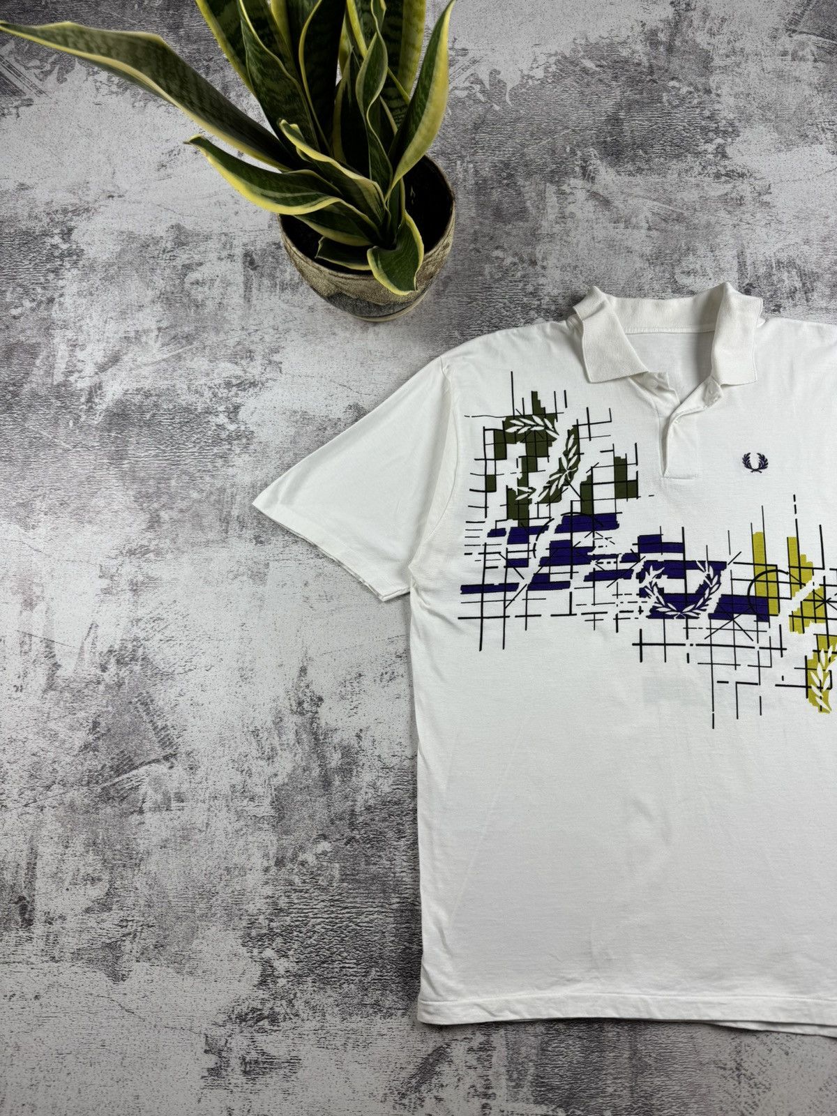Fred Perry Fred Perry England Embroidered Retro Jersey Polo T Shirt Tee Size US XL / EU 56 / 4 - 2 Thumbnail