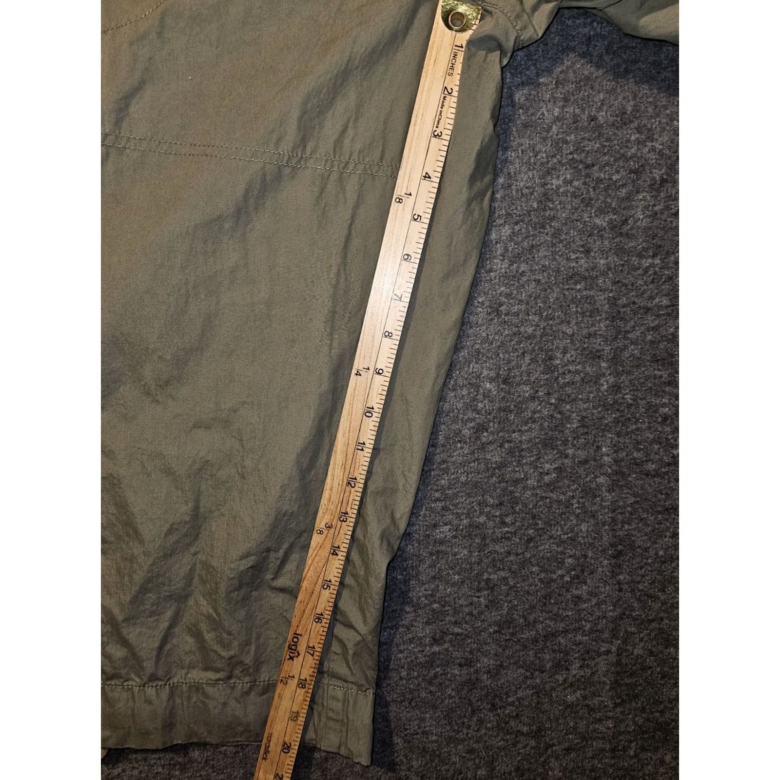Nike Nike Sportswear Bermuda Shorts Women's XL Green Lightweight Hiking/Camping Capris Size 40" / US 18 - 5 Thumbnail