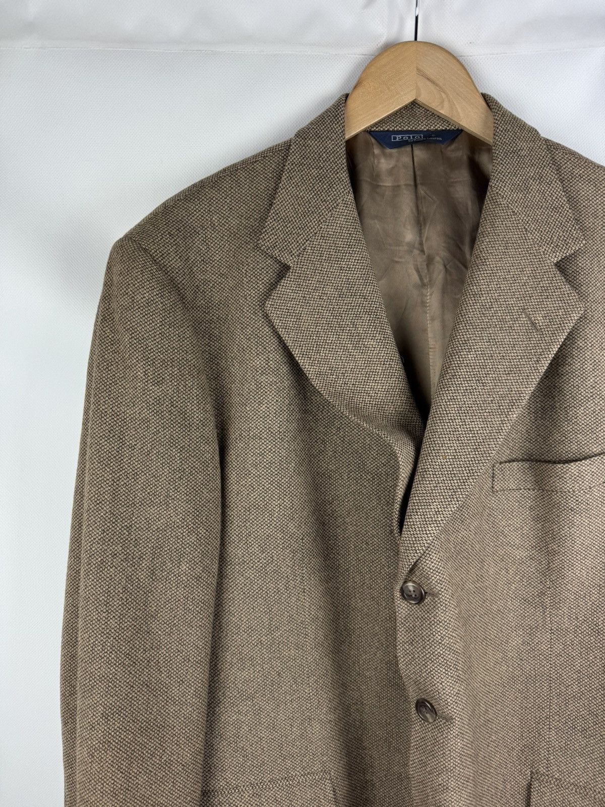 Polo Ralph Lauren Polo By Ralph Lauren Vintage Tweed Blazer Jacket Sportcoat Size 46R - 2 Thumbnail