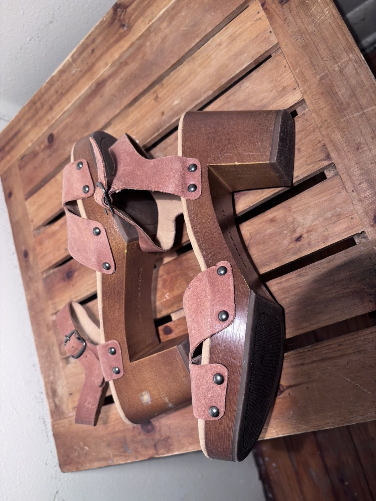 Lucky Brand Lucky Brand Block Heel Sandal Size US 10 / IT 40 - 6 Thumbnail