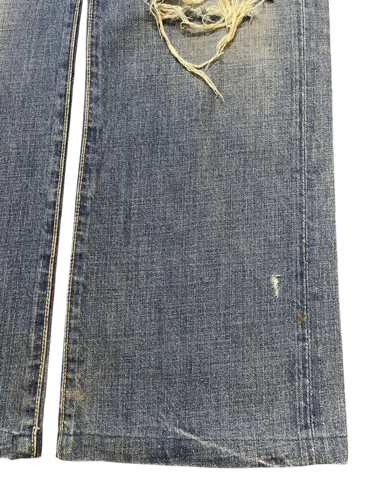 Abercrombie & Fitch Vintage Abercrombie & Fitch Blue Wash Distressed Baggy Jeans Size US 35 - 8 Thumbnail