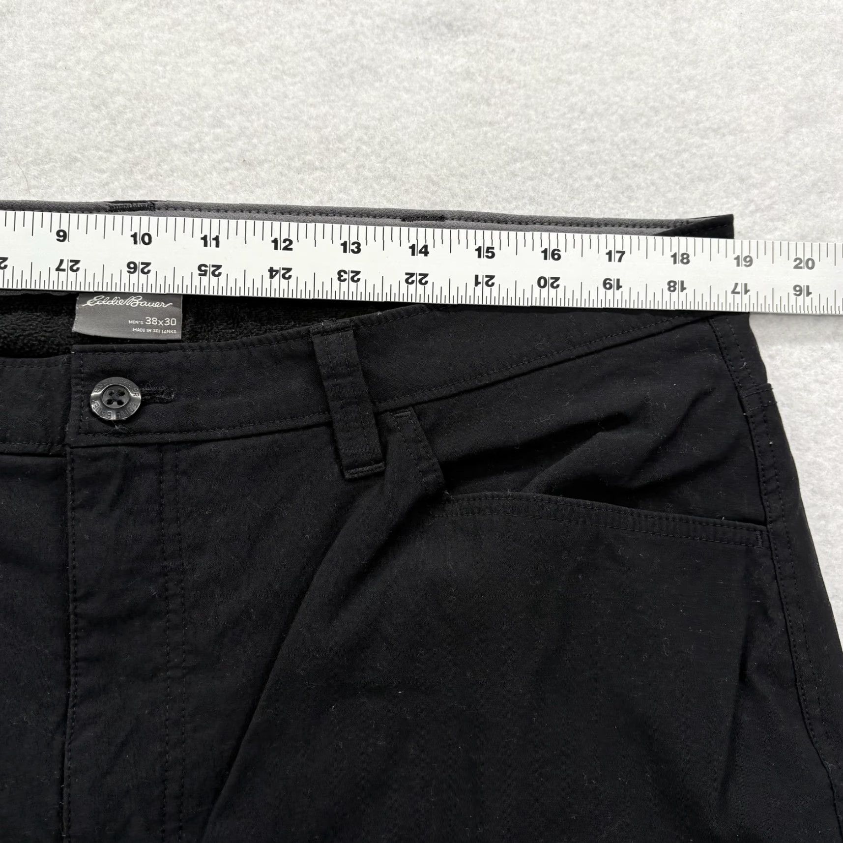 Eddie Bauer Eddie Bauer Pants Mens 38x30 Black Fleece Lined Tech Outdoor Insulated Pockets Zip Cargo Straight Leg Mens Size US 38 / EU 54 - 6 Thumbnail