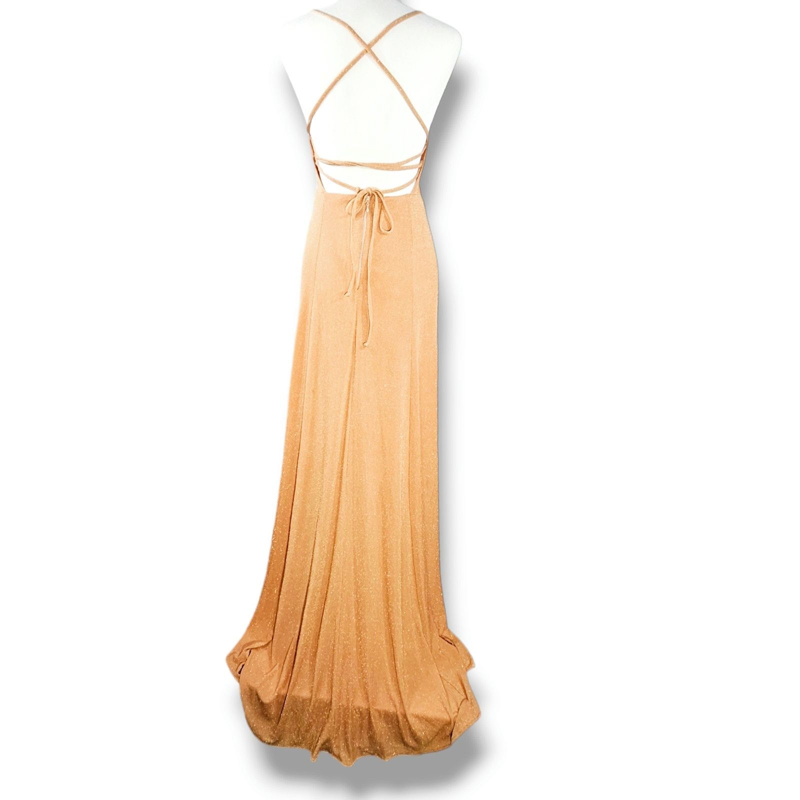 Show Me Your MuMu Show Me Your MuMu Godshaw Goddess Gown Sz. S Shine Copper Size S / US 4 / IT 40 - 4 Thumbnail