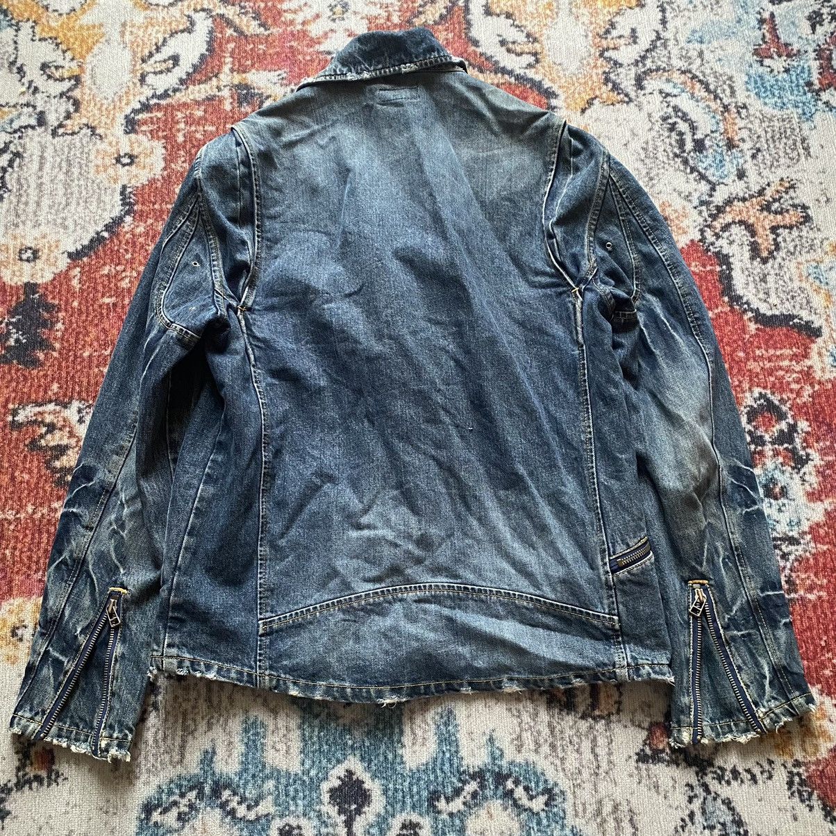 Beams Plus × Japanese Brand disstressed denim jacket Size US L / EU 52-54 / 3 - 9 Thumbnail