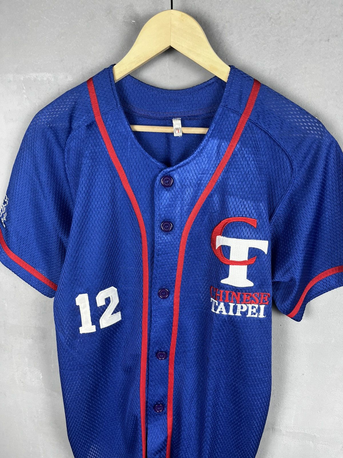 Vintage Chinese Taipel jersey Baseball vintage 2000s Size US M / EU 48-50 / 2 - 2 Thumbnail