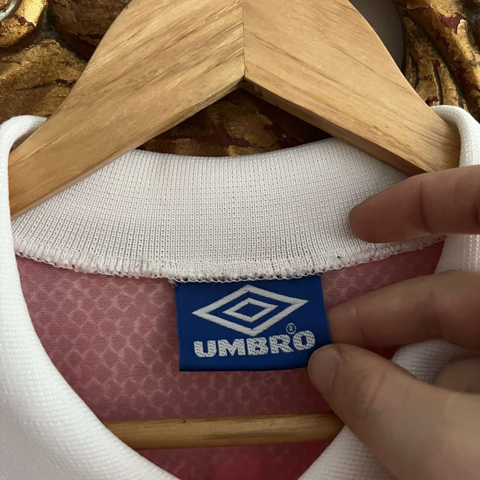 Umbro Vintage Ajax umbro 1998/1999 Home #14 CRUIJFF Soccer Jersey Size US XL / EU 56 / 4 - 5 Thumbnail
