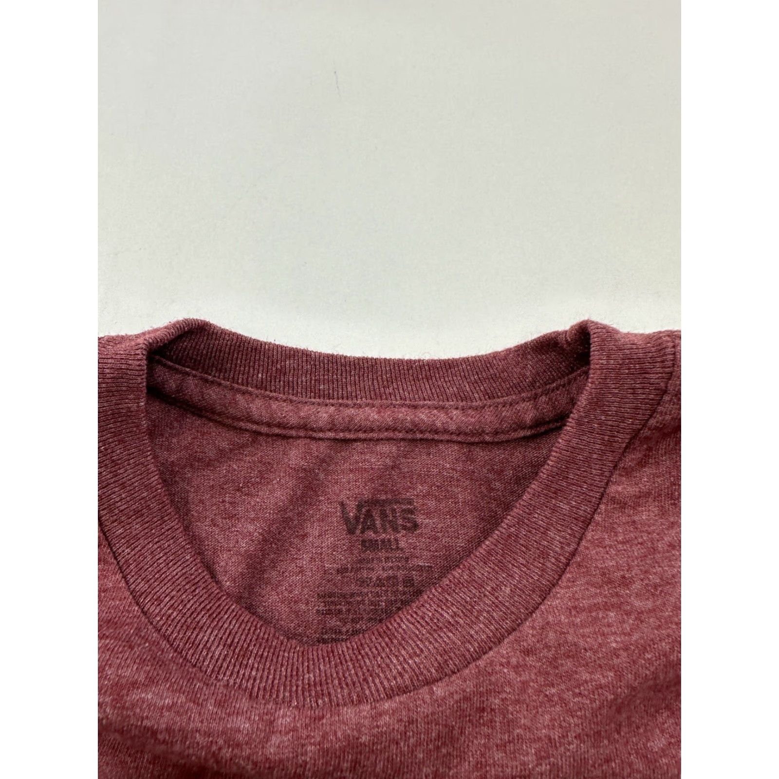 Vans VANS Shirt Mens Small Red Spell Out Logo Skater 90s California T-Shirt Mens Short Sleeve Crew Neck Cotton Logo Regular Modern Basic Tee Size US S / EU 44-46 / 1 - 3 Thumbnail