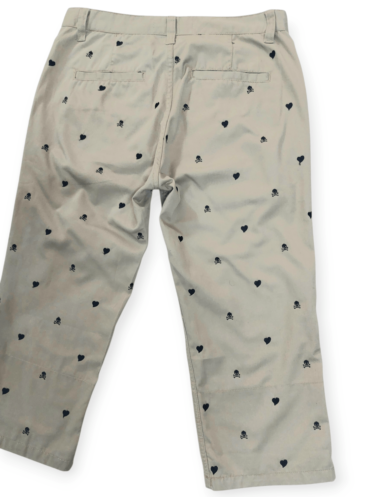 Big John Big John Embroidery Skulls & Love Sewing Cropped Pant Size US 31 - 12 Thumbnail