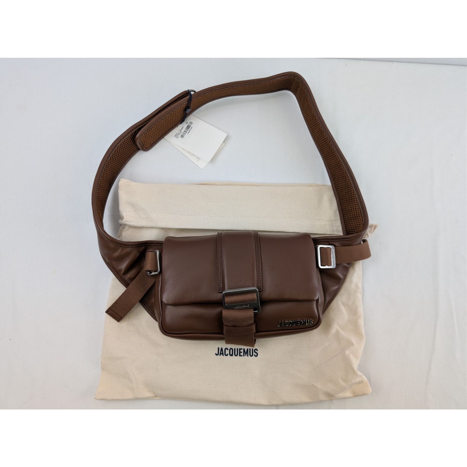 Jacquemus o1rshd1 Size: OS / La Banane Bambimou leather belt bag brown Size ONE SIZE - 1 Thumbnail