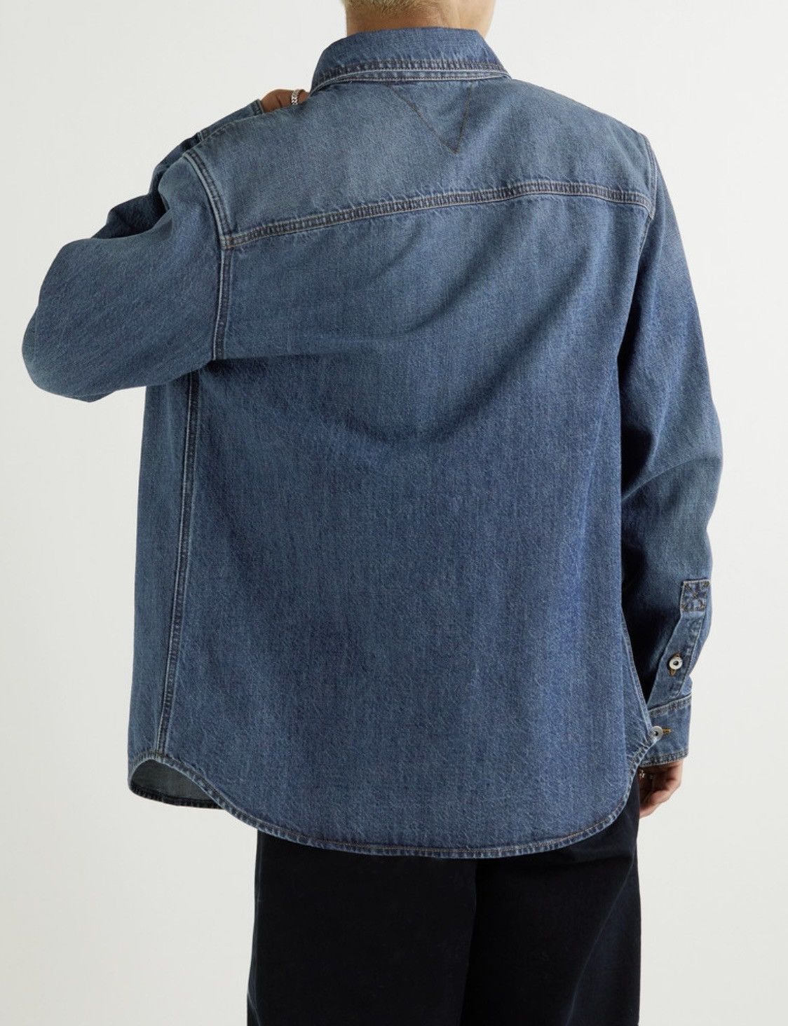 Bottega Veneta Bottega Veneta Denim Shirt Jacket ‘22 Size US L / EU 52-54 / 3 - 5 Thumbnail