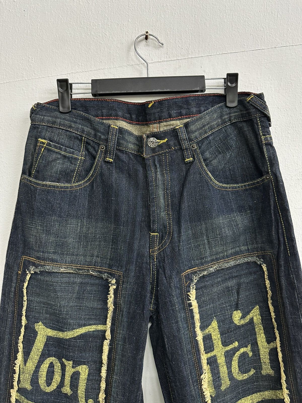 Von Dutch Distress Von Dutch Balenciaga Kapital Style Jeans Size US 30 / EU 46 - 2 Thumbnail