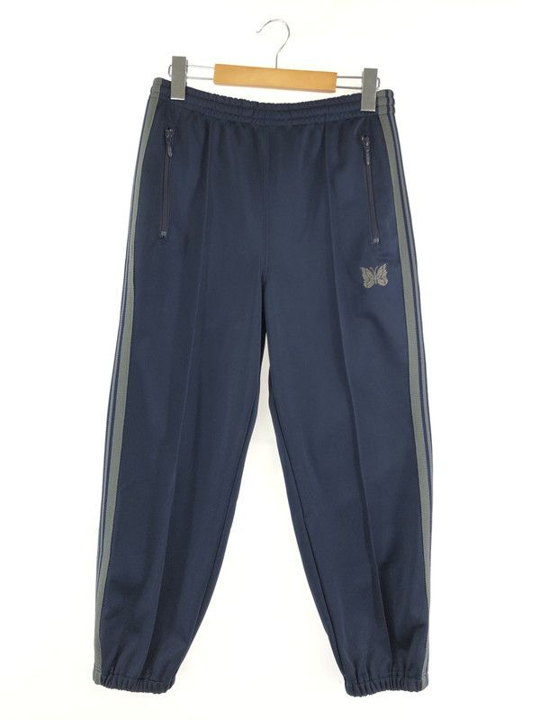image of Needles Jogger Zip Track Pants Bottoms Jersey Elastic Hem Navy, Men's (Size 26)