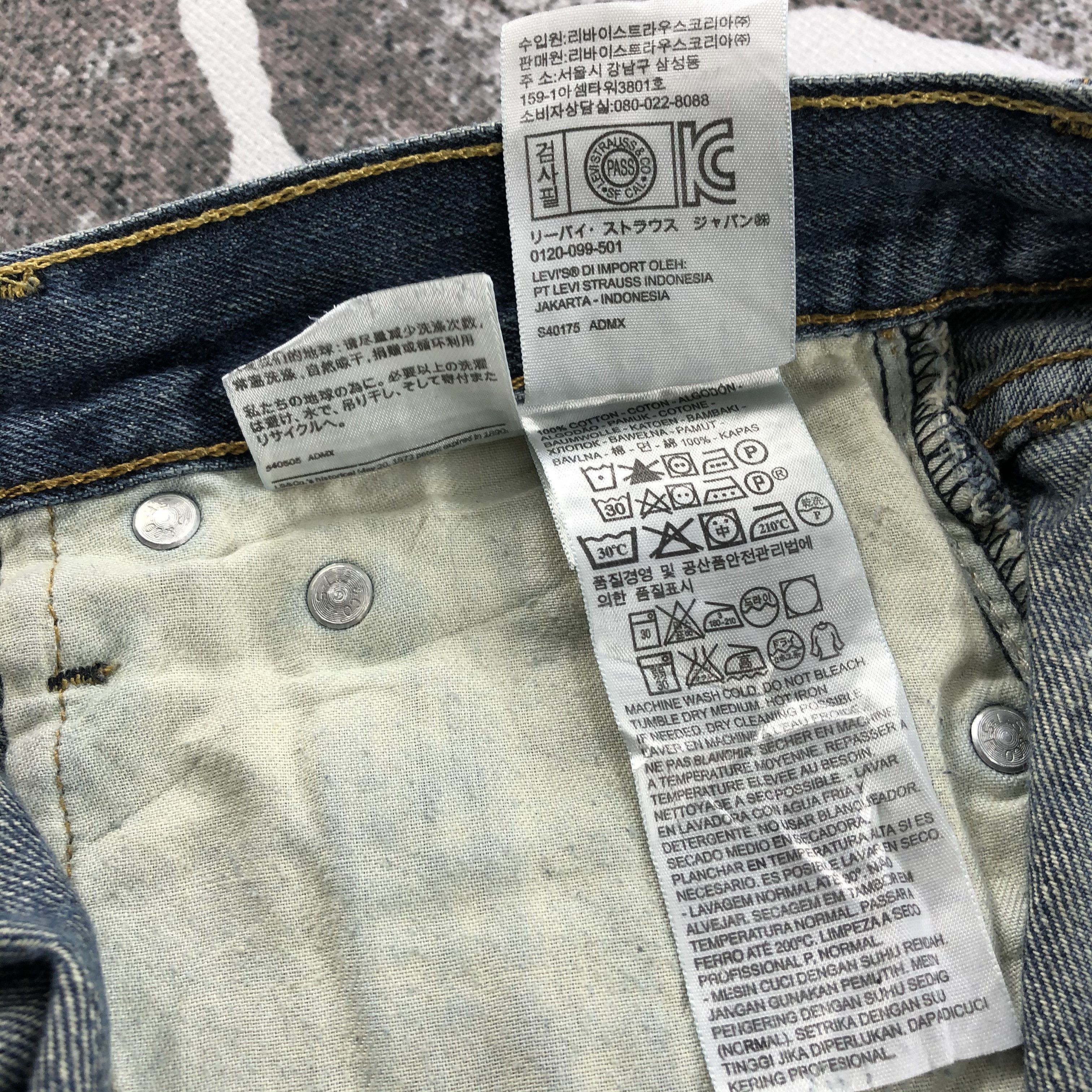 Levi's Levis 514 Jeans Dark Wash Denim KJ568 Size US 29 - 11 Thumbnail