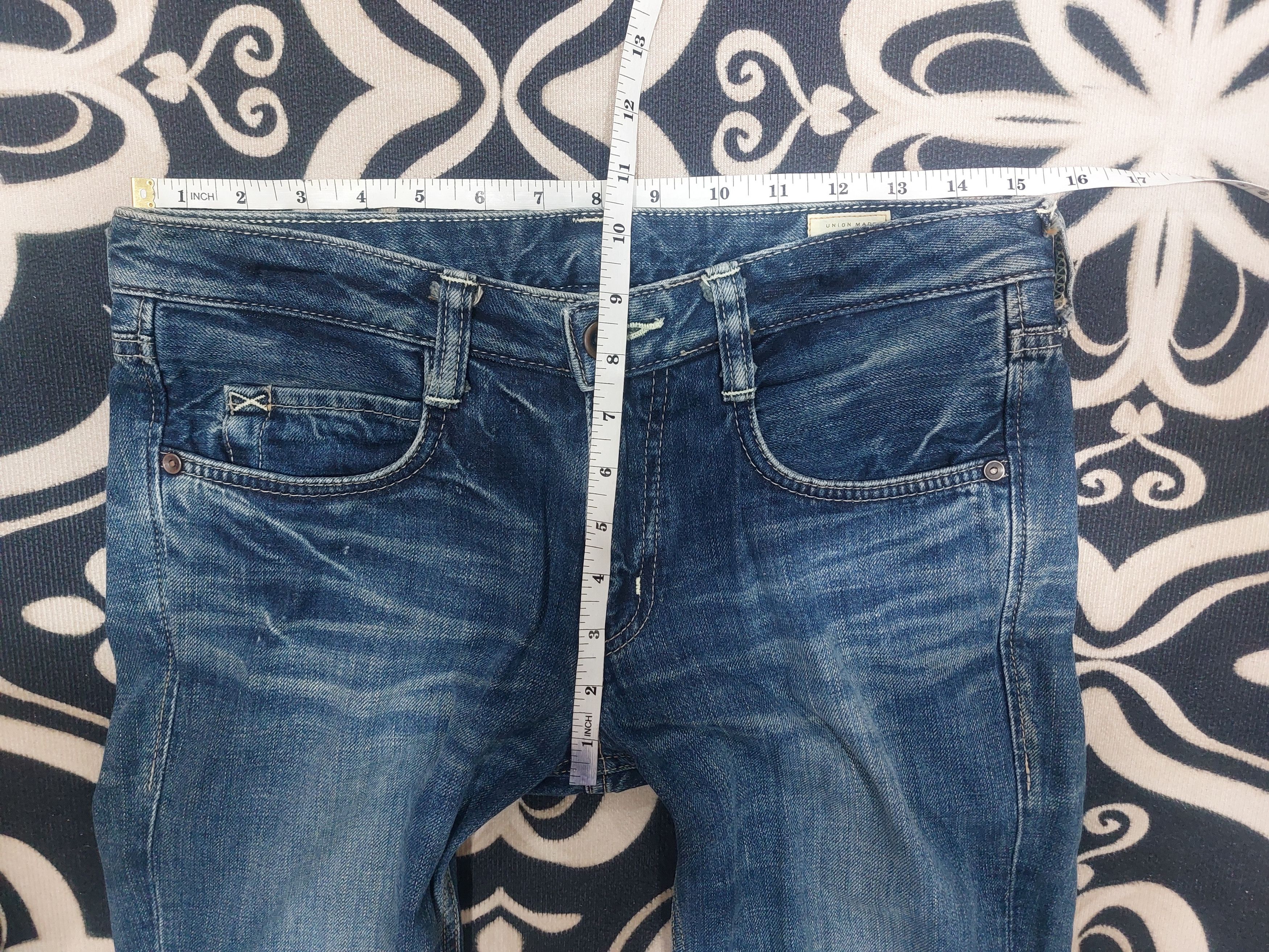 Japanese Brand UNION MADE BRAPPERS BIG JOHN JEANS Size US 30 / EU 46 - 17 Thumbnail