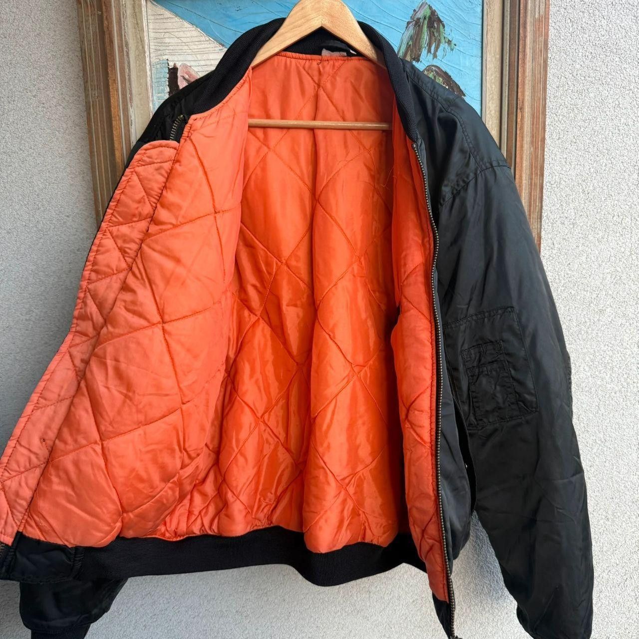 Vintage Alpha Vintage 90s Jacket Black Military Size US L / EU 52-54 / 3 - 5 Thumbnail