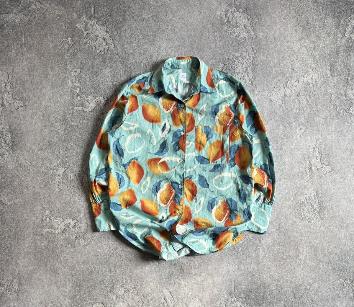 Paul Smith PS Paul Smith 36 all printed mango 🥭 shirt button up blouse Size S / US 4 / IT 40 - 1 Thumbnail