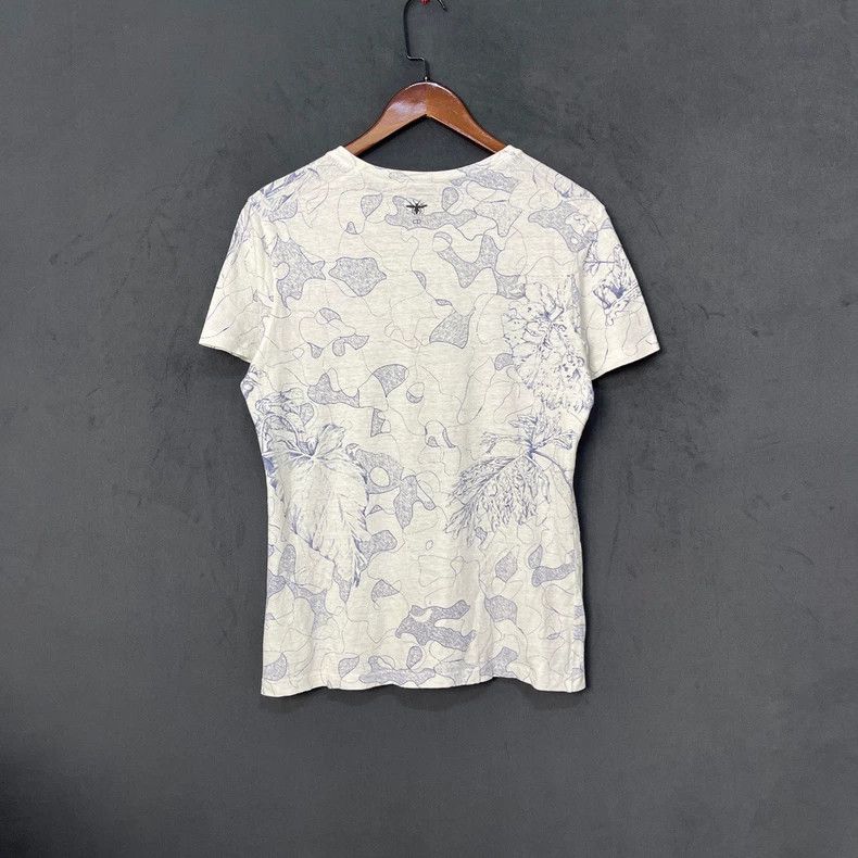 Dior Dior White and blue zoo full print short sleeves Size L / US 10 / IT 46 - 2 Thumbnail