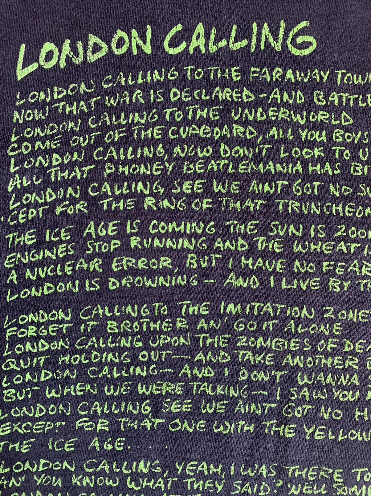 Band Tees The Clash "London Calling" Size US S / EU 44-46 / 1 - 6 Thumbnail