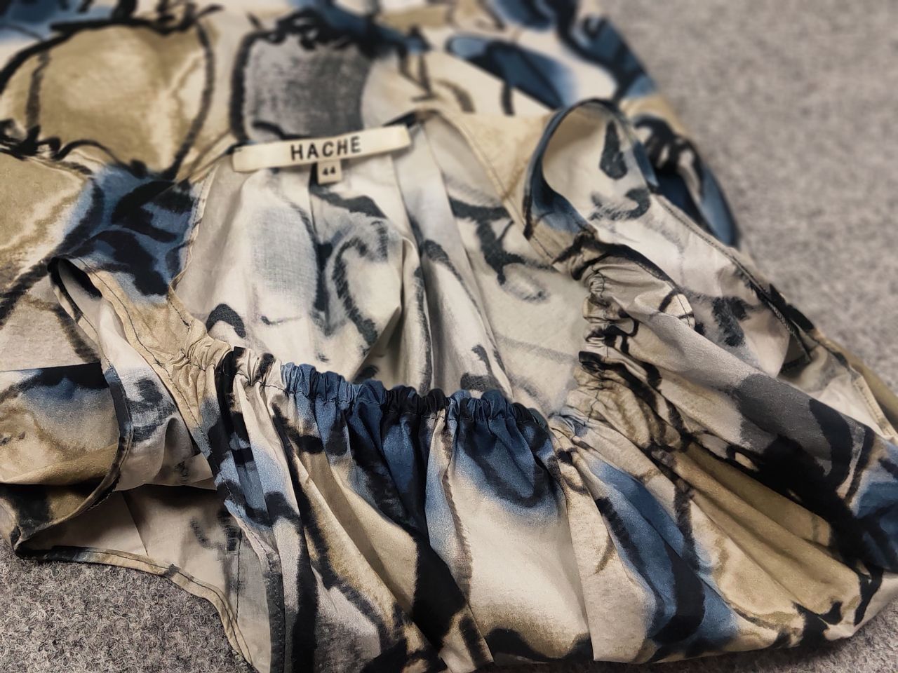 Other Hache Italy Design Paint Cotton Oversized Blouse with straps Size M / US 6-8 / IT 42-44 - 12 Thumbnail