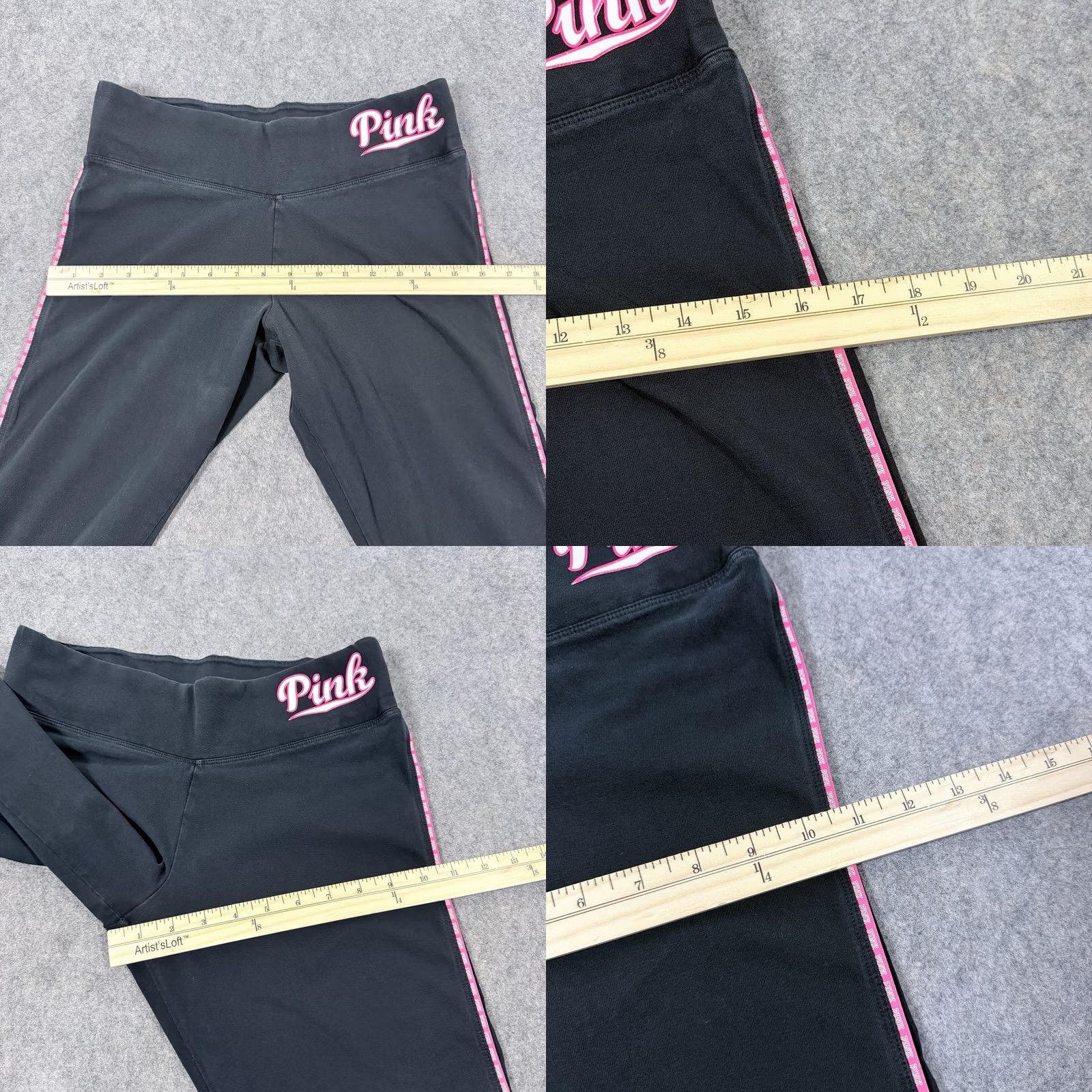 Victoria's Secret Victoria's Secret PINK Logo Legging Women's M Black Size 32" / US 10 / IT 46 - 9 Thumbnail
