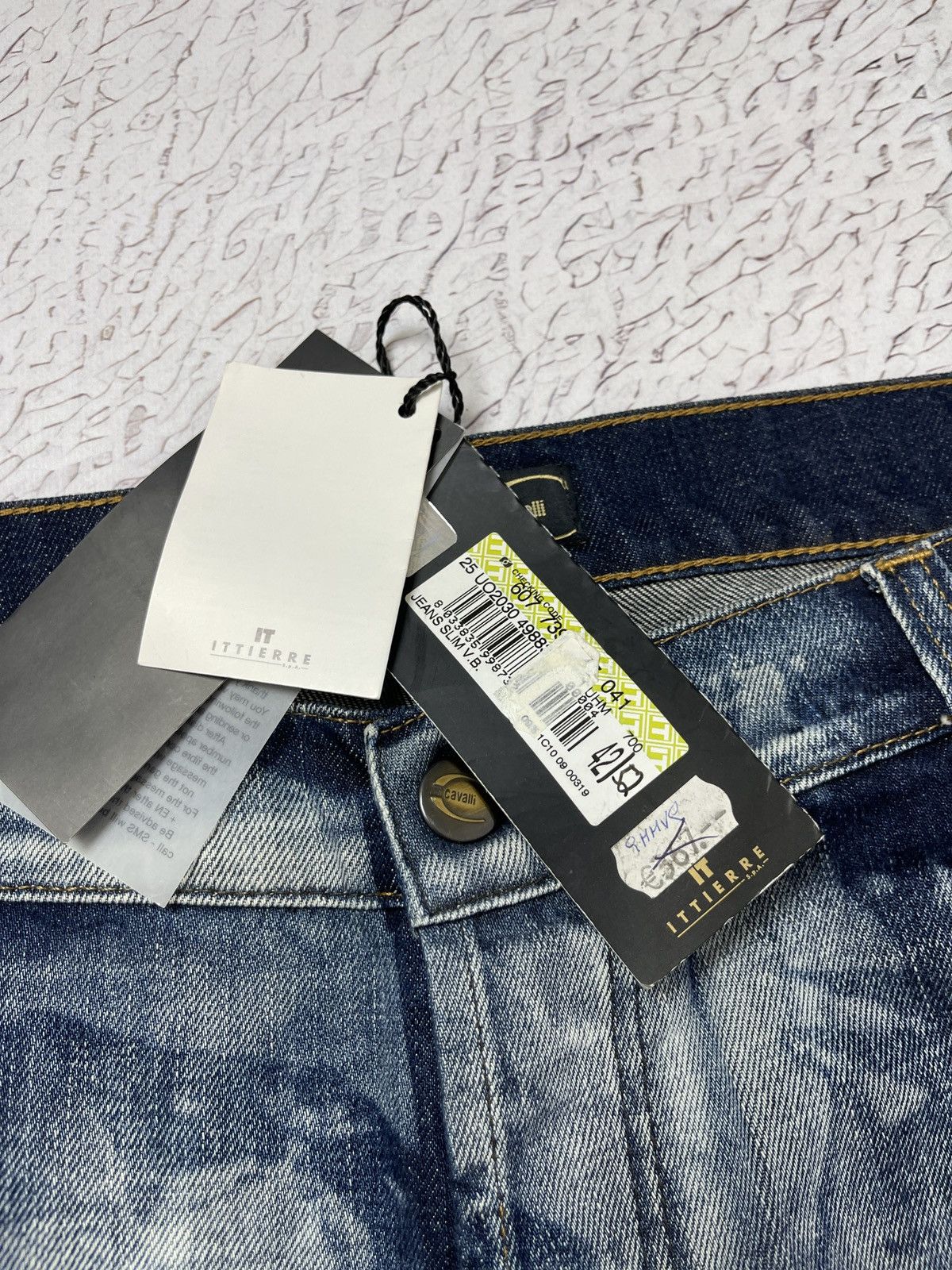 Just Cavalli BNWT Mens Just Cavalli Designers Straight Jeans size 42 56 Size US 40 / EU 56 - 13 Thumbnail